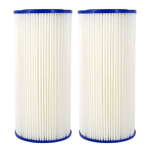 2-pack whole house sediment water filter cartridges, compatible with GE FXHSC, GXWH40L, GXWH30C, and GXWH35F systems