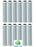 12-pack of 20 x 2.5 inch carbon block water filters, commercial-grade for whole house RO systems