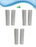 Compatible to SGC-25-1005 Sediment Grooved Water Filter Cartridge, Replaces AP110, 5 micron, 2.5" x 10", 4 Pack by CFS