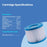 Filters4you- F4Y- PLF-BWVI Pool Filter Cartridges, 6 pack