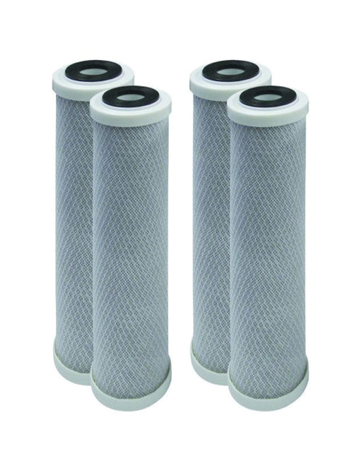 4-pack universal whole home water filter cartridges, compatible with EPW2F models, reduces taste and odor