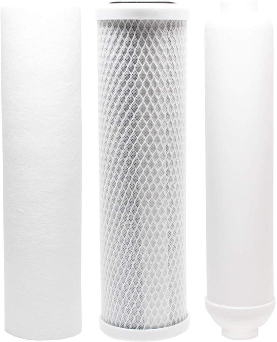 CFS Drop-In RO Filter Cartridge Kit – 3 Pack with 2 O-Rings – Fits ROR2050-S3-S06