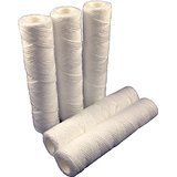 5-pack string-wound sediment water filter cartridges, 10 micron, 10 x 2.5 inches, whole house replacement