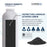 CFS Inline Coconut GAC Water Filter – 1/4" NPT – 2,000 Gallon Capacity – Reduces Chlorine Taste & Odor – Fits ICF-10