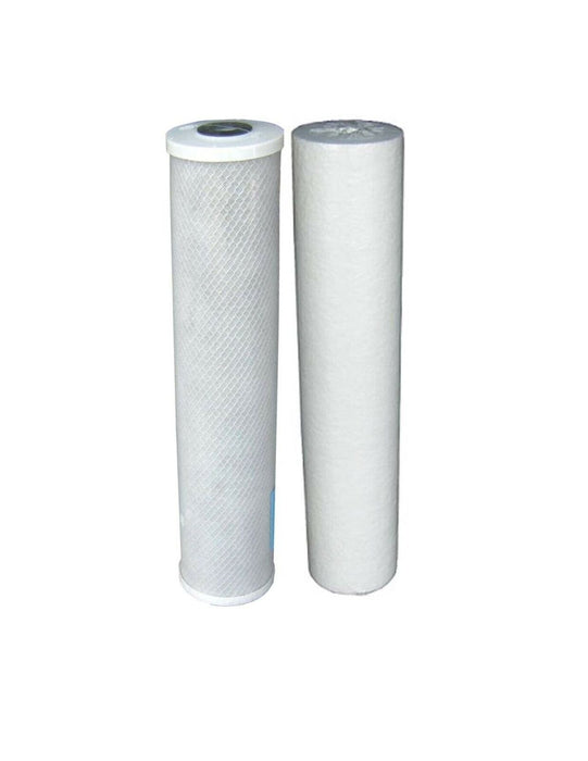 Big Blue 20 x 4.5 inch whole house sediment and carbon water filter cartridge