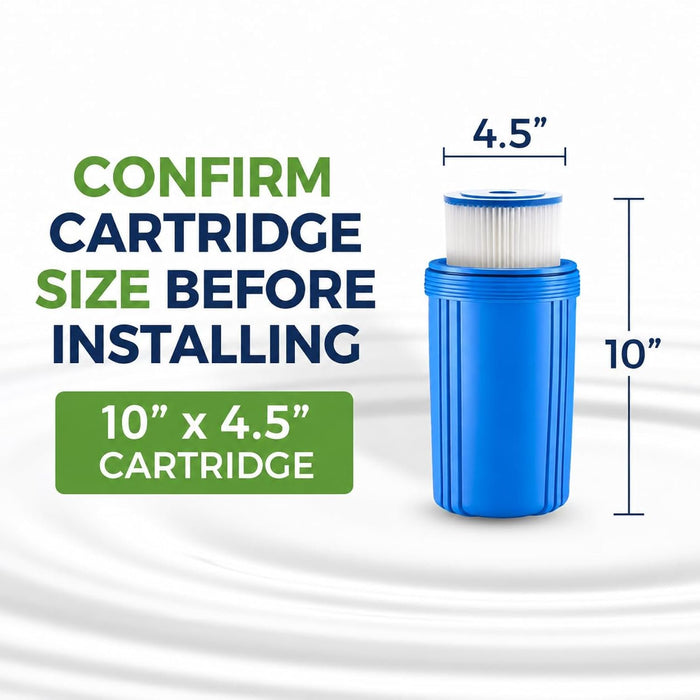CFS Pleated Sediment Filter – 5 Micron – 10" x 4.5" – Fits CP5-BB, CP5-BBS-D, W5CPHD