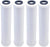 4-pack carbon block water filter cartridges, compatible with Ecosoft countertop water filter systems