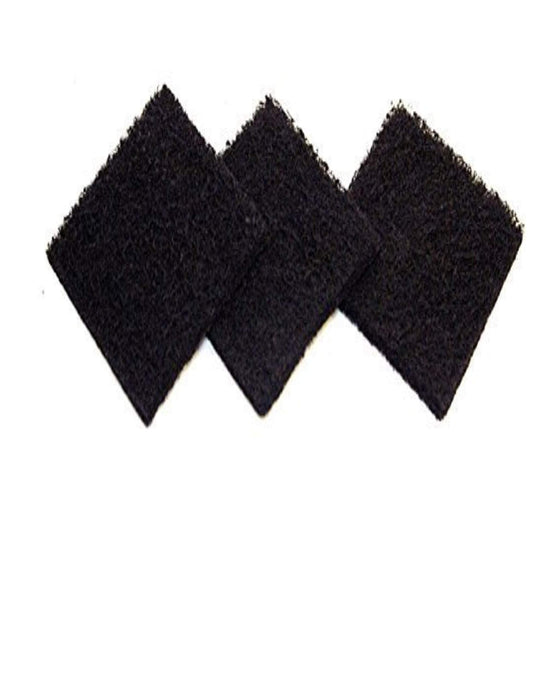 3-pack replacement carbon filters for kitchen compost collectors, compatible with ECO 2500 models