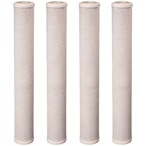 4-pack replacement water filter cartridges, 20 inches, compatible with OptiPure CTOS-20 models