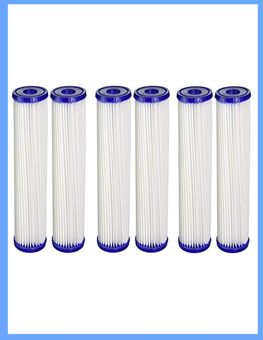Compatible for HDX HDX2PF4 Compatible Pleated Household Water Filters 6 pack: Reduces Sediment