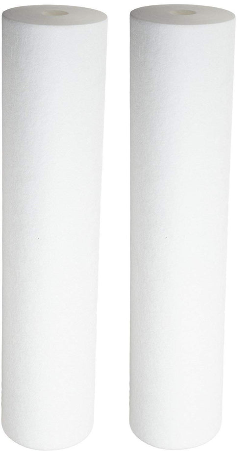 2-pack polypropylene sediment filter cartridges, comparable to part numbers 155358 and DGD-5005-20