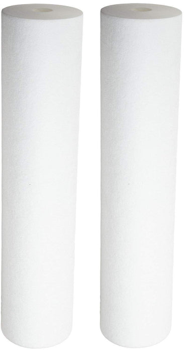 2-pack polypropylene sediment filter cartridges, comparable to part numbers 155358 and DGD-5005-20