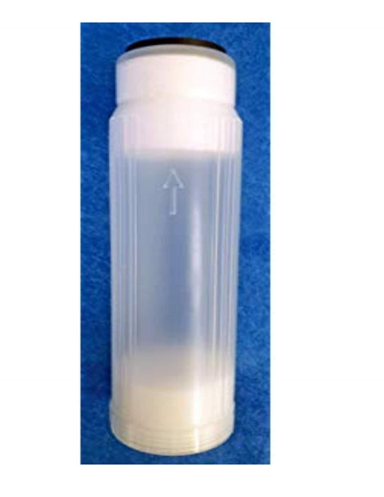 Empty refillable filter cartridge, 10 inches, for standard whole house filter housings