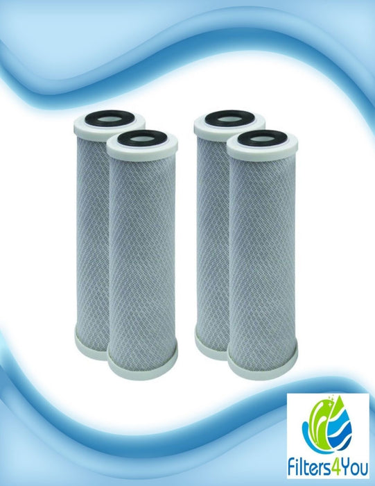 4-pack undersink water filter cartridges, compatible with D-30