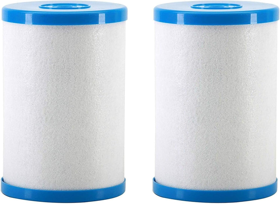 CFS Carbon Block Water Filters 2-Pack – 4.5" x 6.5" – 0.5 Micron – Reduces Chlorine Taste & Odor – Fits HG-CB6 & CB6