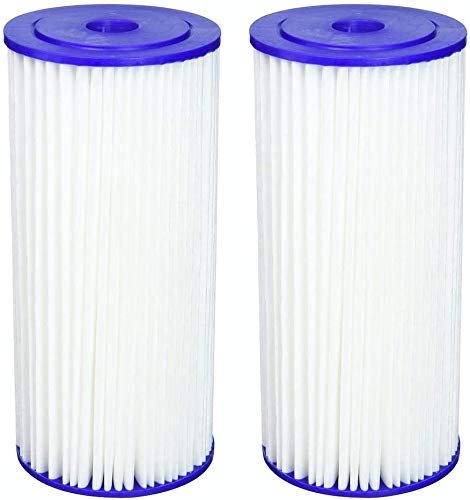 2-pack whole house water filters compatible with GE FXHTC and American Plumber WRC25HD systems