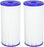 2-pack whole house water filters compatible with GE FXHTC and American Plumber WRC25HD systems