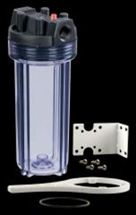 Water filter canister set with filters and wrench, compatible with Water Pur Company CCI-10CLW12