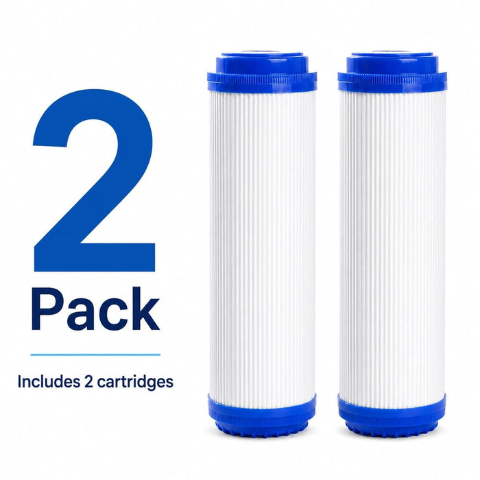 CFS Granular Activated Carbon Cartridges – 2 Pack – 10" – Fits GAC-10, AP117, FXUTC