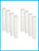 5 Micron 20 x 2.5 Inch Whole House Sediment Water Filter 6 Pack