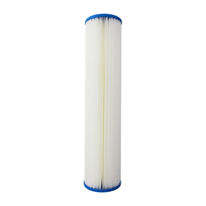 Pleated polypropylene sediment filter cartridge, 20 micron, 20 x 4.5 inches (SPC-45)