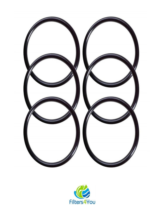 6-pack of replacement gaskets, compatible with Aqua-Pure AP801 and AP802 housings