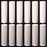 12-piece reverse osmosis replacement filter set, sediment and CTO carbon block, 2.5 x 9.75 inches