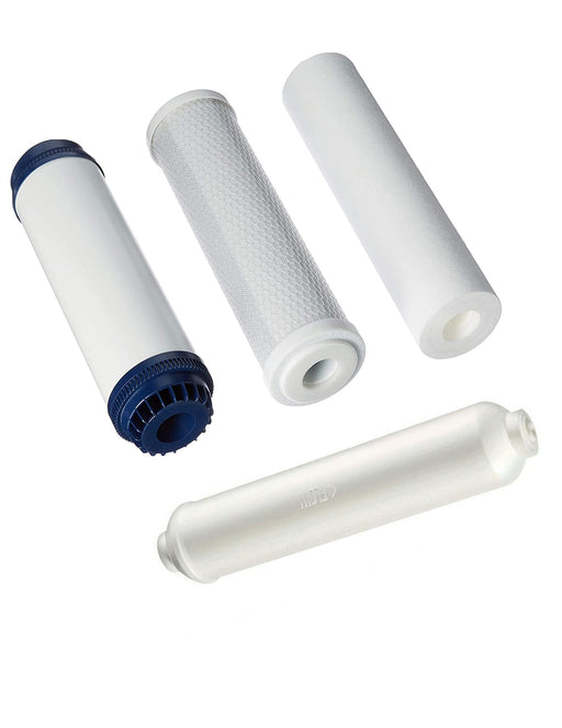 4-pack universal reverse osmosis filter replacement set, whole house