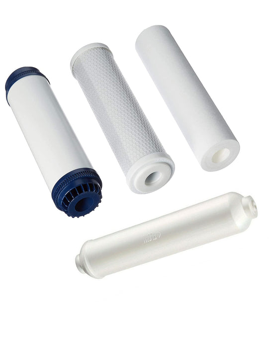 4-pack universal reverse osmosis filter replacement set, whole house