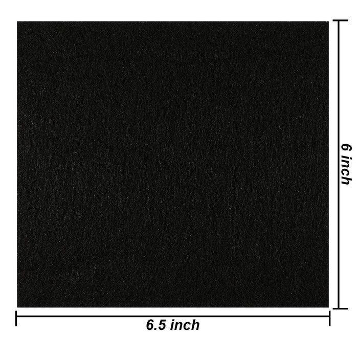 CFS Activated Carbon Cat Litter Box Filters – 6 Pack – Cut to Fit – 6.5" x 6"