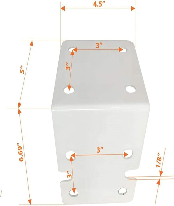 CFS Heavy Duty Mounting Brackets – 2 Pack – For 10" and 20" Filter Housings – Fits MC-1A
