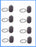 8-pack wool fuel oil filters compatible with Unifilter 1A-25A, 77, XF-25, 8055, F-300, and A-77 models