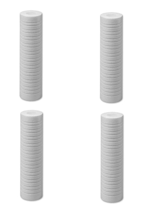 Grooved dirt and sediment water filter cartridge, 5 micron, compatible with WHKF-GD05, FXWTC, and AP110 models