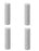 Grooved dirt and sediment water filter cartridge, 5 micron, compatible with WHKF-GD05, FXWTC, and AP110 models
