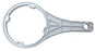 Plastic filter housing wrench compatible with WaterPur CCI-10-CLW, CCI-10-CLW12, and CCI-5-CLW12 clear housings