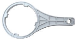 Plastic filter housing wrench compatible with WaterPur CCI-10-CLW, CCI-10-CLW12, and CCI-5-CLW12 clear housings