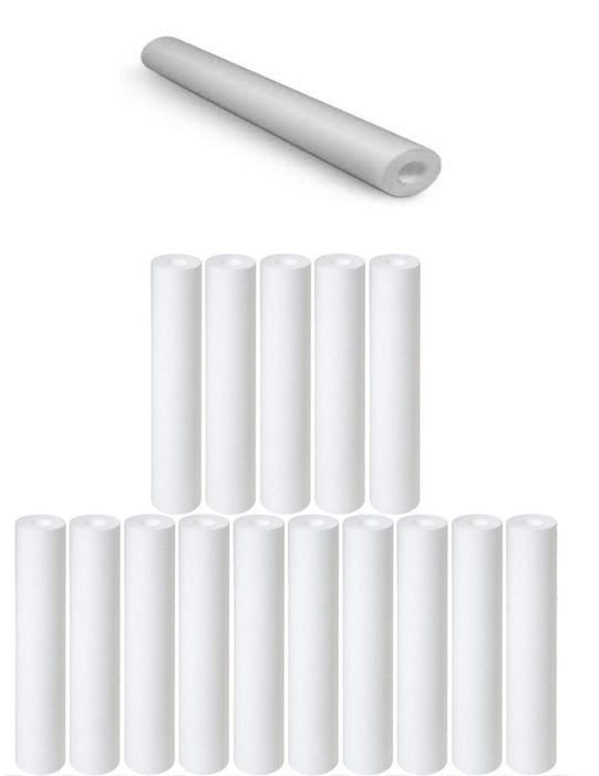 16-pack polypropylene sediment water filter cartridges, 5 micron, 10 inches, compatible with GXWH04F models