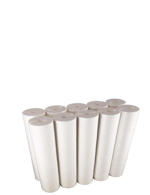10-pack polypropylene water filter cartridges, 5 micron, 9-7/8 x 2-1/4 inches, white, compatible with WP-5 models