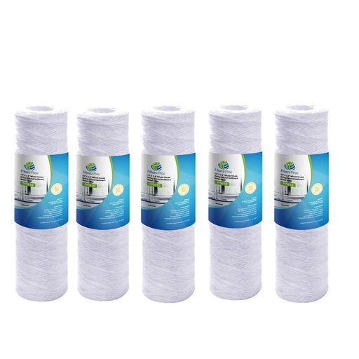 Sediment whole house replacement filter cartridge, 5 micron, 9-3/4 inches, compatible with Campbell 1SS models