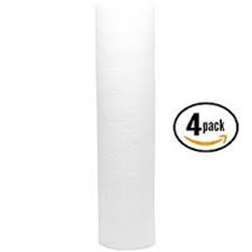 4-pack RO micron filter cartridges, compatible with Coralife Pure Flo systems