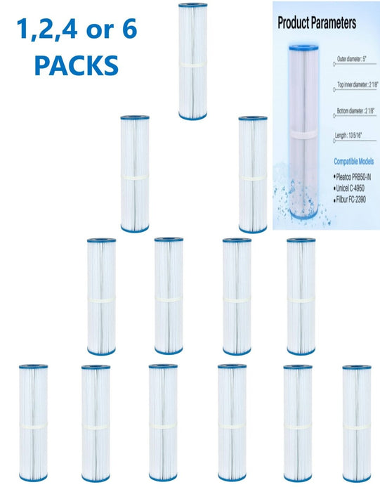 Spa and hot tub filter cartridge, 35 square feet, compatible with Pleatco PRB35-IN and Unicel C-4335 models