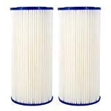 CFS Pleated Sediment Filter – 2 Pack – 1 Micron – 9-3/4" x 4-1/2" – Fits ECP1-BB