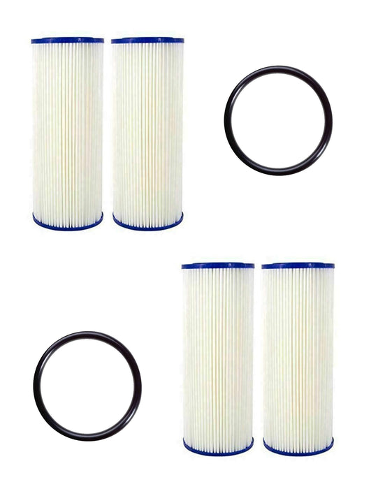 Compatible Filters for GXWH30C, GXWH35F, GXWH40L Replacement Pleated Filter Cartridges, WS03X10039 Replacement O-Rings