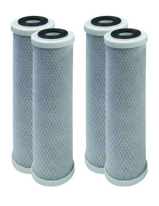 CFS – 4 Pack Activated Carbon Block Water Filter Cartridges Compatible with WaterPur CCI-10-CLW12 Models – Remove Bad Taste – Whole House Replacement Filter Cartridge – Universal 10" Cartridge