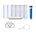 Annual reverse osmosis replacement kit with membrane, O-rings, and wrench, compatible with Watts Premier RO-TFM-5SV, WP-ST6DM, WP-5, and WP5-50 systems