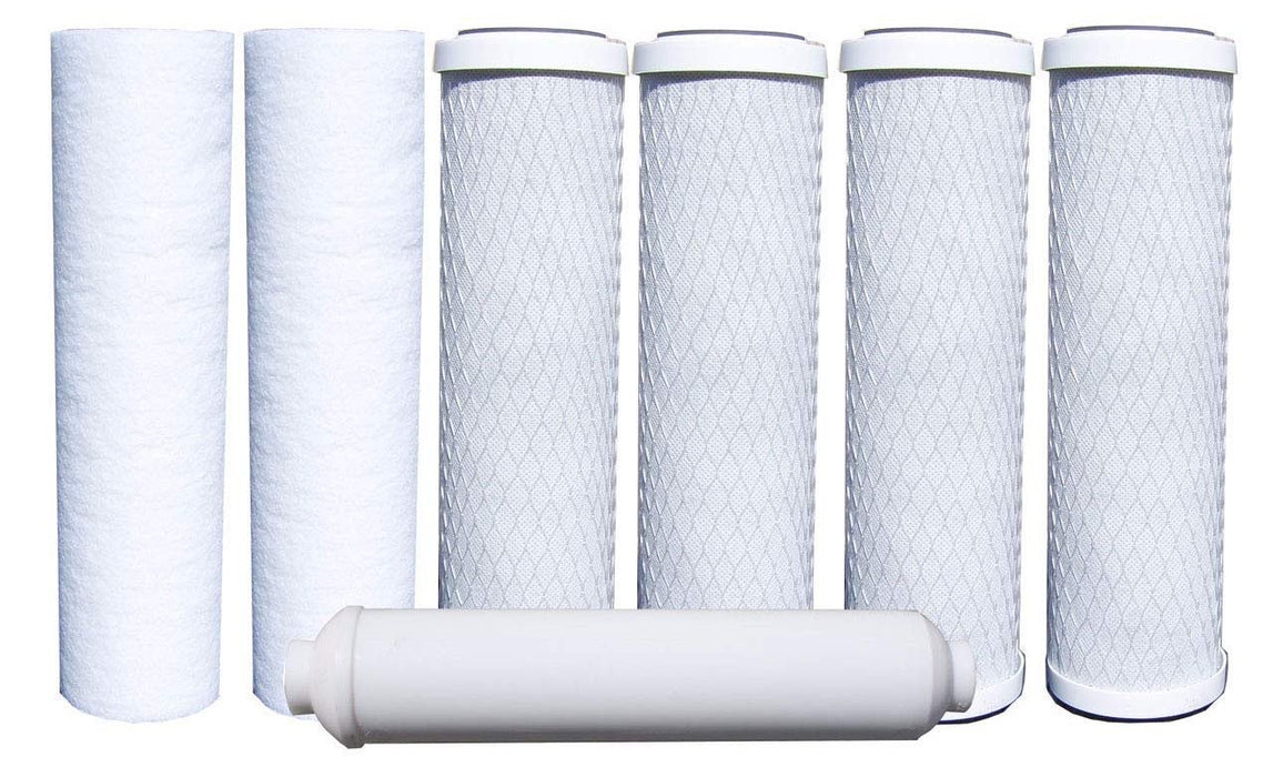 CFS Annual Water Filter Kit – 7 Pack – Carbon Block, Sediment & Inline – Fits WPRL-58
