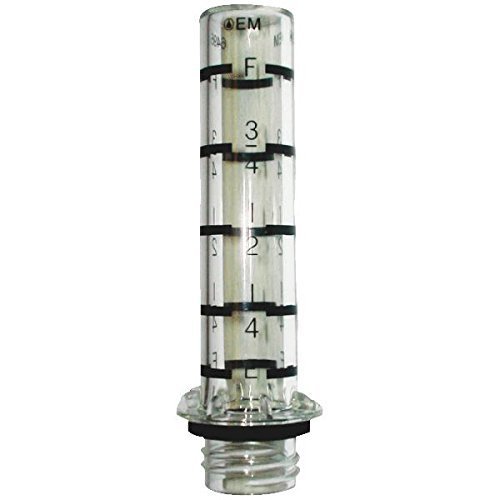 Replacement gauge vial, compatible with Scully and RW Beckett gauges