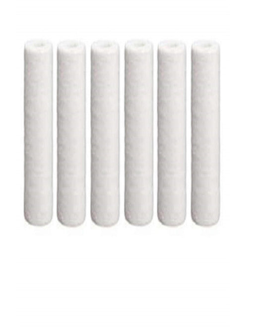 Set of 6 whole-house sediment water filter cartridges, 5 micron, 20 x 2.5 inches