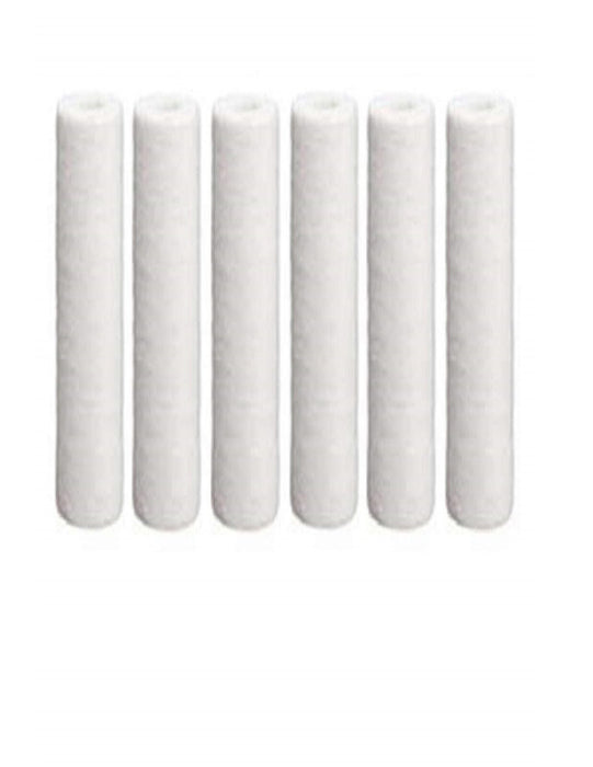 Set of 6 whole-house sediment water filter cartridges, 5 micron, 20 x 2.5 inches