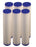 6-pack of Big Blue washable pleated sediment water filter cartridges, 4.5 x 20 inches, 5 micron
